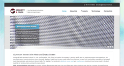 Desktop Screenshot of aluminum-mesh.com
