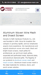 Mobile Screenshot of aluminum-mesh.com